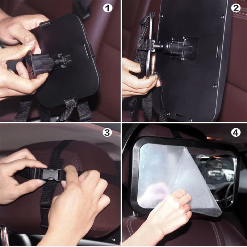 Lodstun Baby Car Monitor Rear Facing Car Seat Monitor Safety for Infant Newborn